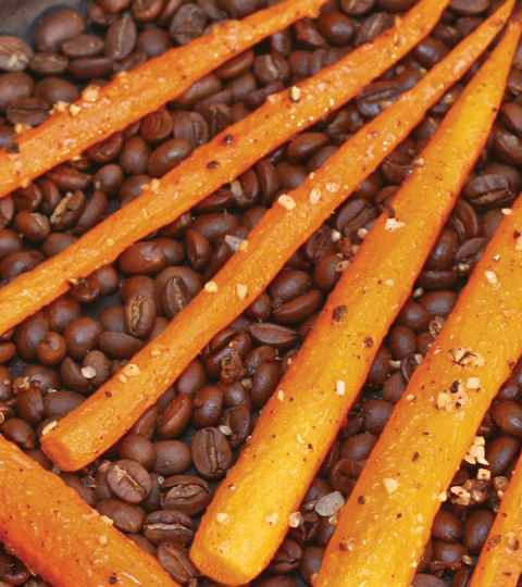 On The Table: Recipe - Carrots Slow-Baked on Coffee Beans